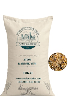 Karışık Tavuk Yemi Atom 25 Kg Tavuk, Ördek, Kaz Ve Kanatlılar İçin Doğal Karışım Karışık Tavuk Yemi Atom 25 Kg Tavuk, Ördek, Kaz Ve Kanatlılar İçin Doğal Karışım