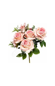 Yapay Lüx Gül Buketi 40 Cm Somon Pembe Yapay Lüx Gül Buketi 40 Cm Somon Pembe