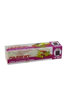 Nazenin 10 Lu Kilitli Buzdolabı Poşeti 25x19 cm Nazenin 10 Lu Kilitli Buzdolabı Poşeti 25x19 cm
