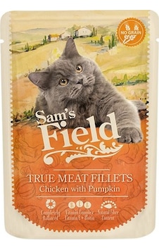 Sam's Field Kedi Pouch Tavuk Fileto & Kabak 85 G Sam's Field Kedi Pouch Tavuk Fileto & Kabak 85 G