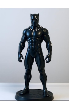 Black Panther Standlı Figür - Kara Panter Dik Duruş Pozu Biblo Marvel Avengers Masaüstü Dekoratif Obje Koleksiyonluk Black Panther Standlı Figür - Kara Panter Dik Duruş Pozu Biblo Marvel Avengers Masaüstü Dekoratif Obje Koleksiyonluk