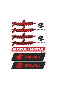 A4 Sticker 064 Tek Paket Çoklu Sticker - Bajaj A4 Sticker 064 Tek Paket Çoklu Sticker - Bajaj
