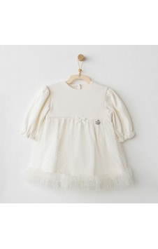 Andywawa Bebek Elbise Ac26257 Ekru Andywawa Bebek Elbise Ac26257 Ekru