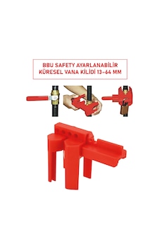 Bbu Safety Ayarlanabilir Küresel Vana Kilidi 13 Mm 1/2" 64 Mm 2 1/2" Vana Çapı Bbu Safety Ayarlanabilir Küresel Vana Kilidi 13 Mm 1/2" 64 Mm 2 1/2" Vana Çapı