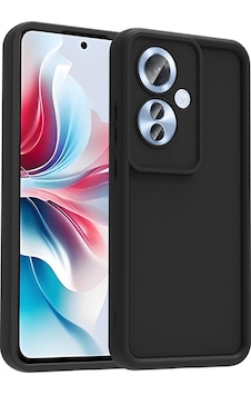 Oppo Reno 11f Kılıf Kamera Korumalı Zore Ananas Kapak Siyah Oppo Reno 11f Kılıf Kamera Korumalı Zore Ananas Kapak Siyah