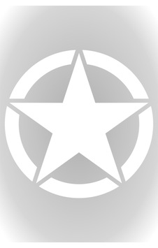 Army Star, Askeri Yıldız Off Road Oto Sticker Araba Sticker Beyaz 8 X 8 Cm Army Star, Askeri Yıldız Off Road Oto Sticker Araba Sticker Beyaz 8 X 8 Cm