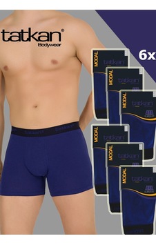Mataş Tatkan - 6'lı - Penye Modal Erkek Boxershort Lacivert Mataş Tatkan - 6'lı - Penye Modal Erkek Boxershort Lacivert