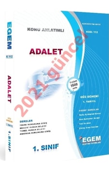 Aöf 1. Sınıf Adalet Güz Konu Anlatımlı Soru Bankası Aöf 1. Sınıf Adalet Güz Konu Anlatımlı Soru Bankası