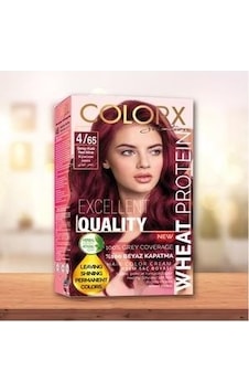 Colorx Saç Boyası Tekli Set - 4.65 ŞARAP KIZILI Colorx Saç Boyası Tekli Set - 4.65 ŞARAP KIZILI