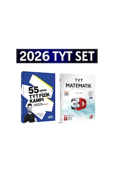 2026 Tyt 55 Günde Fizik Kampı Özcan Aykın+ Tyt Matematik Soru Bankası 3d Yayınları 2026 Tyt 55 Günde Fizik Kampı Özcan Aykın+ Tyt Matematik Soru Bankası 3d Yayınları