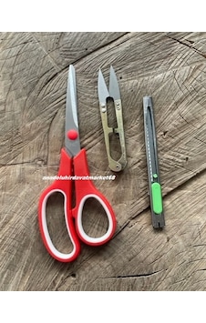 Clr Eko Makas Seti Makas Maket Bıçağı Kumaş Makası Kagıt Makası 3 Lü Set