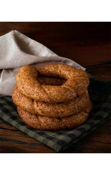 Ekotime Organik Siyez Susamlı Simit 2'li Yarı Pişmiş 300 G