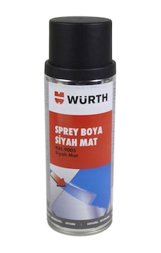 Würth Sprey Tampon Boya Mat Siyah 400 Ml Ral9005 Würth Sprey Tampon Boya Mat Siyah 400 Ml Ral9005
