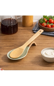 Porsima Pbt-718 Bambu Saplı Silikon Kirli Kepçe Kaşıklık Altlığı Kepçe Ve Kaşık Nihalesi Yeşil Porsima Pbt-718 Bambu Saplı Silikon Kirli Kepçe Kaşıklık Altlığı Kepçe Ve Kaşık Nihalesi Yeşil
