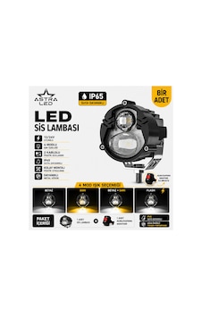 2 Adet Açma Kapama Anahtarlı Motosiklet Atv Utv Scooter Led Sis Farı Metal Kasa Yüksek Güçlü Delici 2 Adet Açma Kapama Anahtarlı Motosiklet Atv Utv Scooter Led Sis Farı Metal Kasa Yüksek Güçlü Delici