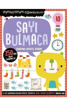 Oynuyorum Öğreniyorum Sayı Bulmaca Çıkartmalı Aktivite Kitabım...