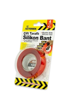 Automix Silikon Çift Taraflı Bant 18mm X 4 Metre Automix Silikon Çift Taraflı Bant 18mm X 4 Metre
