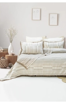 Şaheser Home Collection Yatak Örtüsü Çift Kişilik Müslin Lia Bej Çok Renkli Şaheser Home Collection Yatak Örtüsü Çift Kişilik Müslin Lia Bej Çok Renkli