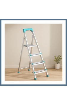 Buradabulabilirsin 3+1 Basamaklı Metal Merdiven 82 Cm 120 Kg Bbz Buradabulabilirsin 3+1 Basamaklı Metal Merdiven 82 Cm 120 Kg Bbz