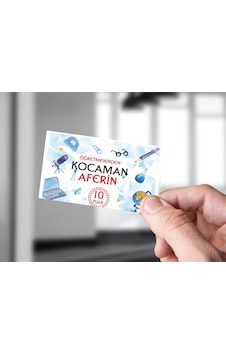 Öğretmeninden Kocaman Tebrik Kartı 50 Adet 5x8 Cm Öğretmeninden Kocaman Tebrik Kartı 50 Adet 5x8 Cm