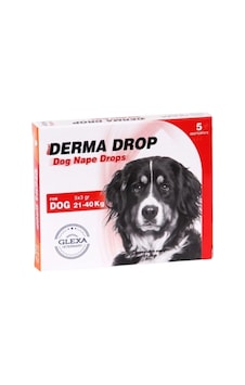 Maxi Derma Drop Albino Köpekler İçin Ense Damlası 21-40 KG 5 x 3 G