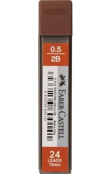 Faber-Castell Super Fine Min 0.5 2B 75 Mm