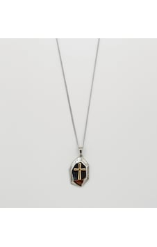 White Gold Plated Design Cross Kolye Silver White Gold Plated Design Cross Kolye Silver