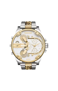 Diesel Dz7486 Quartz Çelik Sarı-gri 57 Mm Erkek Kol Saati Gri
