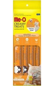Me-O Creamy Tavuklu ve Bal Kabaklı Yetişkin Kedi Ödülü 4 x 15 G Me-O Creamy Tavuklu ve Bal Kabaklı Yetişkin Kedi Ödülü 4 x 15 G