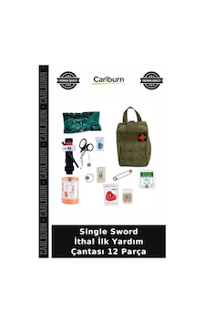 Single Sword İthal İlk Yardım Çantası 12 Parça Tatil Hazırlığı Yedek Çanta Bireysel Koruma Single Sword İthal İlk Yardım Çantası 12 Parça Tatil Hazırlığı Yedek Çanta Bireysel Koruma