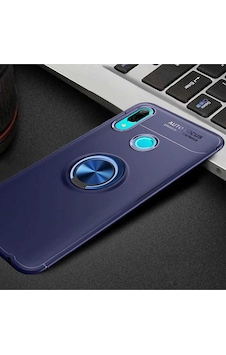 Huawei Y6s 2019 Kılıf Zore Ravel Silikon Kapak Siyah-Mavi Huawei Y6s 2019 Kılıf Zore Ravel Silikon Kapak Siyah-Mavi