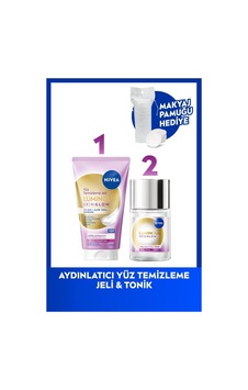 Skin Glow Aydınlatıcı Bakım Seti, Yüz Temizleme Jeli 150ml Ve Peeling Etkili Tonik, Pamuk Hediye Skin Glow Aydınlatıcı Bakım Seti, Yüz Temizleme Jeli 150ml Ve Peeling Etkili Tonik, Pamuk Hediye