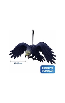 Asılabilir Lateks Kartal Dekor Süsü Siyah 17-18 Cm 1 Asılabilir Lateks Kartal Dekor Süsü Siyah 17-18 Cm 1