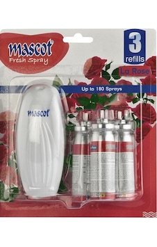 Mascot Fresh Sprey Banyo Spreyi La Rose 3 Yedekli Mascot Fresh Sprey Banyo Spreyi La Rose 3 Yedekli