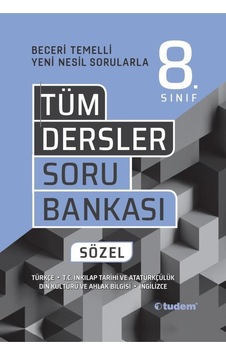 8. Sınıf Tüm Dersler Beceri Temelli Soru Bankası Sözel