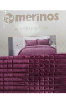 Modern Lıne 3 Parça Battaniye Seti Cherry Modern Lıne 3 Parça Battaniye Seti Cherry