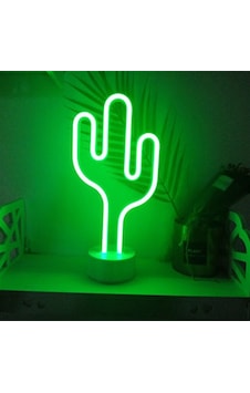 Neon Işıklı Kaktüs Masa Gece Lambası Pil Ve Usb Tg 5klfk5h Çok Renkli Neon Işıklı Kaktüs Masa Gece Lambası Pil Ve Usb Tg 5klfk5h Çok Renkli