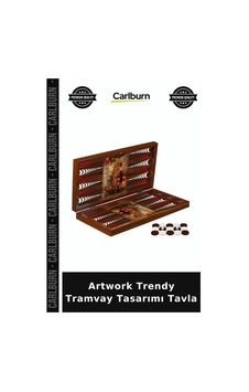 Özel Üretim Hediyelik Masa Oyunları Dekoratif Artwork Trendy Tramvay Tasarımı Tavla Özel Üretim Hediyelik Masa Oyunları Dekoratif Artwork Trendy Tramvay Tasarımı Tavla