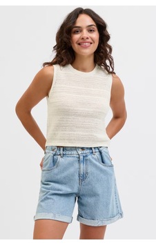 Jack & Jones Jxzusannah Kadın Top Knit Krem