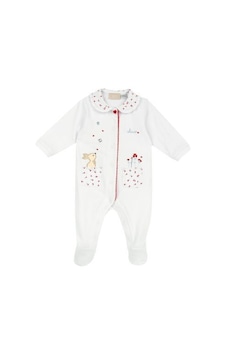 Chicco Kız Bebek Önden Açılan Tulum 09101141000000 000033 Beyaz