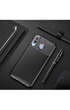 Samsung Uyumlu Galaxy M30 Kılıf Kamera Çıkıntılı Karbon Fiber Dokulu Renk Atmaz Kapak Negro Samsung Uyumlu Galaxy M30 Kılıf Kamera Çıkıntılı Karbon Fiber Dokulu Renk Atmaz Kapak Negro