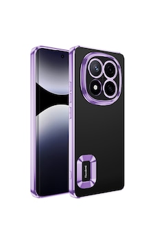 Xiaomi Redmi Note 14 Pro 4g Kılıf Kamera Korumalı Logo Gösteren Zore Omega Kapak Lila Xiaomi Redmi Note 14 Pro 4g Kılıf Kamera Korumalı Logo Gösteren Zore Omega Kapak Lila