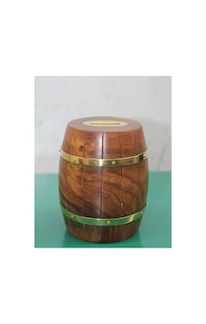 1 Adet Pirinç Fıçı Kumbara Para Kutusu Fıçı Formu 12 X 9 Cm Piggy Bank Bal 1 Adet Pirinç Fıçı Kumbara Para Kutusu Fıçı Formu 12 X 9 Cm Piggy Bank Bal