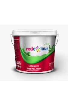 Redcolour 1/7 Konsantre Saten Alçı Astarı 1 L Redcolour 1/7 Konsantre Saten Alçı Astarı 1 L