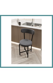 Trendexa Sandalye 1 Adet Keten Kumaş Metal Ayak Modern Mutfak Sandalyesi Cafe Balkon Ofis Teddy 9816 Gri Mac Trendexa Sandalye 1 Adet Keten Kumaş Metal Ayak Modern Mutfak Sandalyesi Cafe Balkon Ofis Teddy 9816 Gri Mac