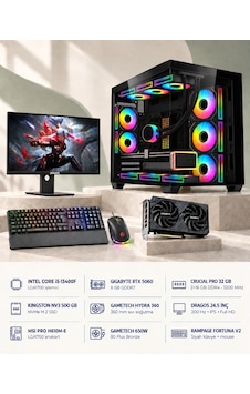 Symoon SYMOONPC0313 i5-13400F 8 GB 32 GB 500 GB SSD RTX5060 24.5" Dos Masüstü Oyuncu Bilgisayarı Symoon SYMOONPC0313 i5-13400F 8 GB 32 GB 500 GB SSD RTX5060 24.5" Dos Masüstü Oyuncu Bilgisayarı