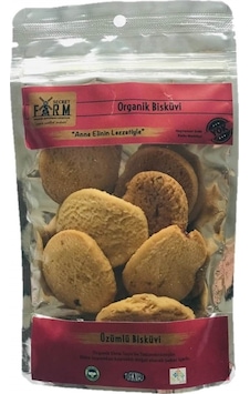 Secret Farm Organik Bisküvi Üzümlü 65 G Secret Farm Organik Bisküvi Üzümlü 65 G