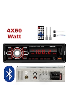 Sunask Sn-606 Çift Usb'li Bluetooth Oto Teyp