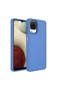 Galaxy M32 Kılıf Metal Çerçeve Ve Buton Tasarımlı Silikon Zore Luna Kapak Lavendery Gray Galaxy M32 Kılıf Metal Çerçeve Ve Buton Tasarımlı Silikon Zore Luna Kapak Lavendery Gray