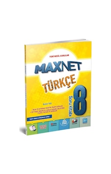 Karaca Eğitim Yayınları Maxnet 8. Sınıf Türkçe Soru Kitabı Karaca Eğitim Yayınları Maxnet 8. Sınıf Türkçe Soru Kitabı